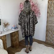 Gilet poncho leo