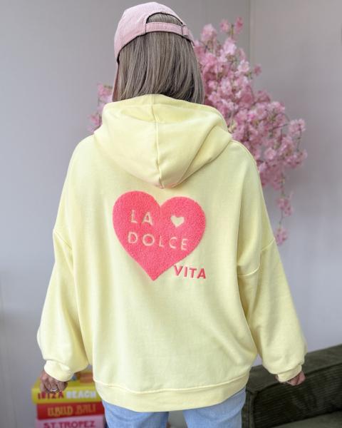 Sweat Dolce vita jaune