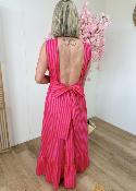 Robe Cameron fushia