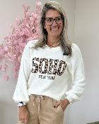 Pull Anouk blanc  (du 34 au 40)