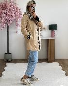 Parka réversible longue