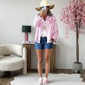 Chemise Love rose