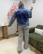 Veste en jeans Palmiers