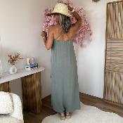 Robe Ninon vert