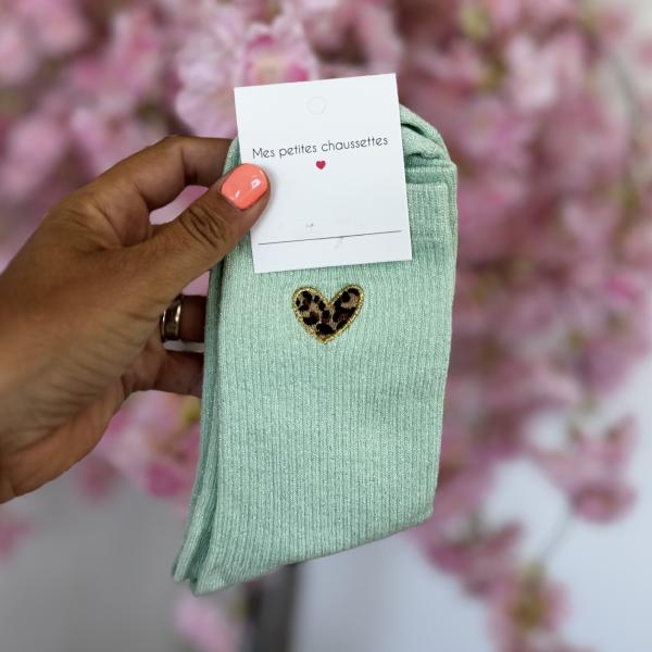 Chaussettes Robby turquoise 