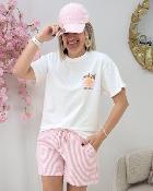 T shirt soleil rivieira blanc