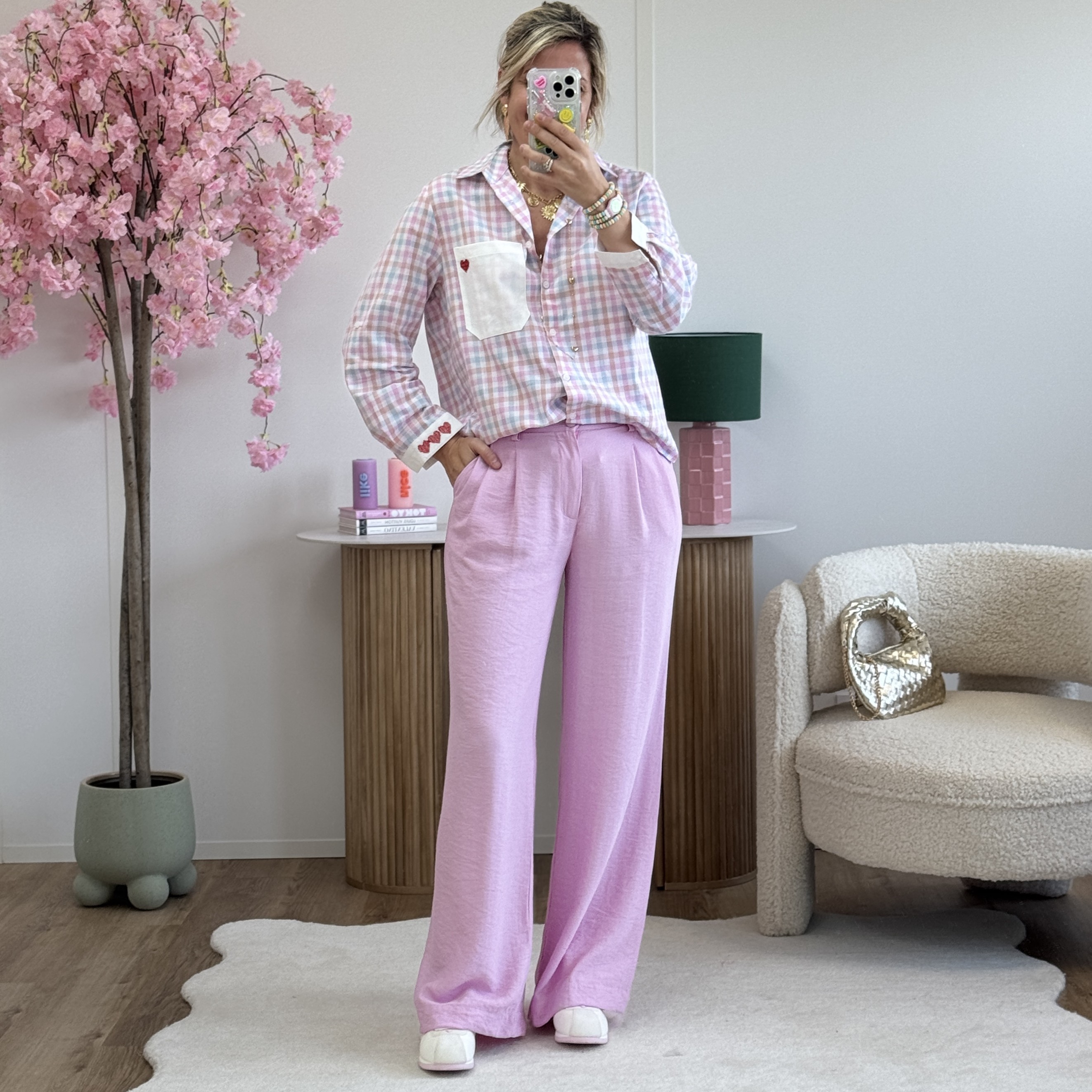 Pantalon Timeo rose
