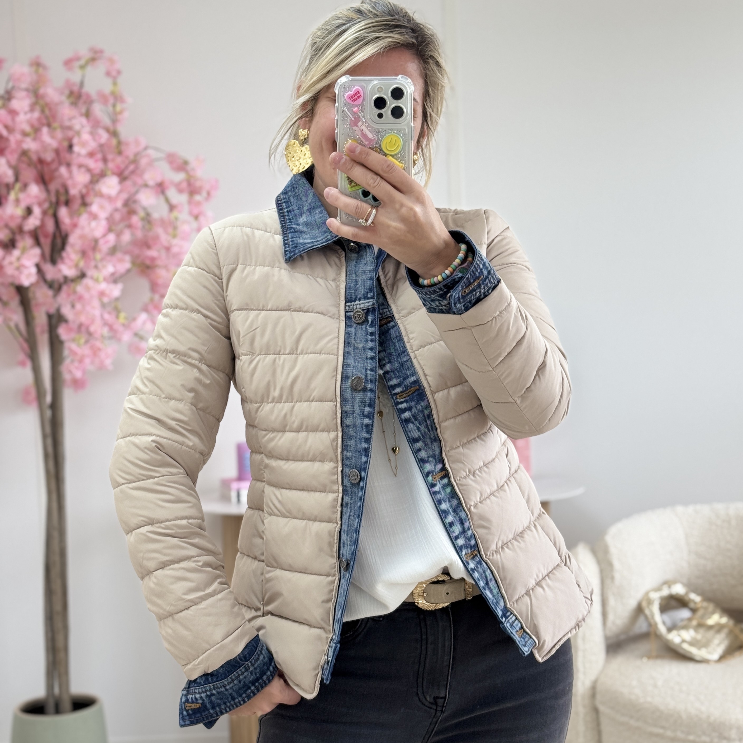 Doudoune Lea beige