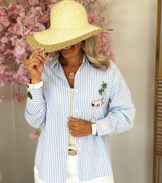 Chemise Lilou bleu