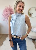 Blouse Samia ciel