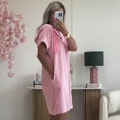 Robe éponge rose 