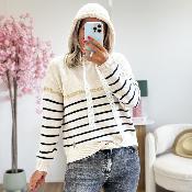 Sweat Andrew beige marine