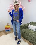 Tee shirt Leslie bleu