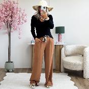Pantalon Paula camel léo