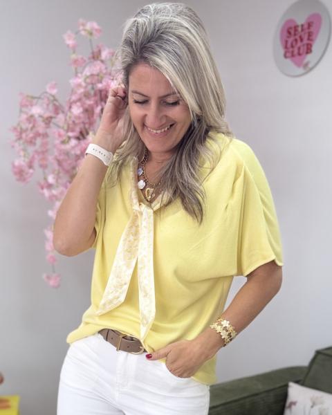 Pull Gabrielle jaune