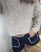 Pull col perlé
