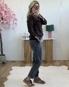 Pull Agathe chocolat