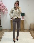 Pantalon Alexa taupe