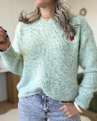 Set pull écharpe bonnet vert