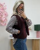 Gilet Logan bordeaux