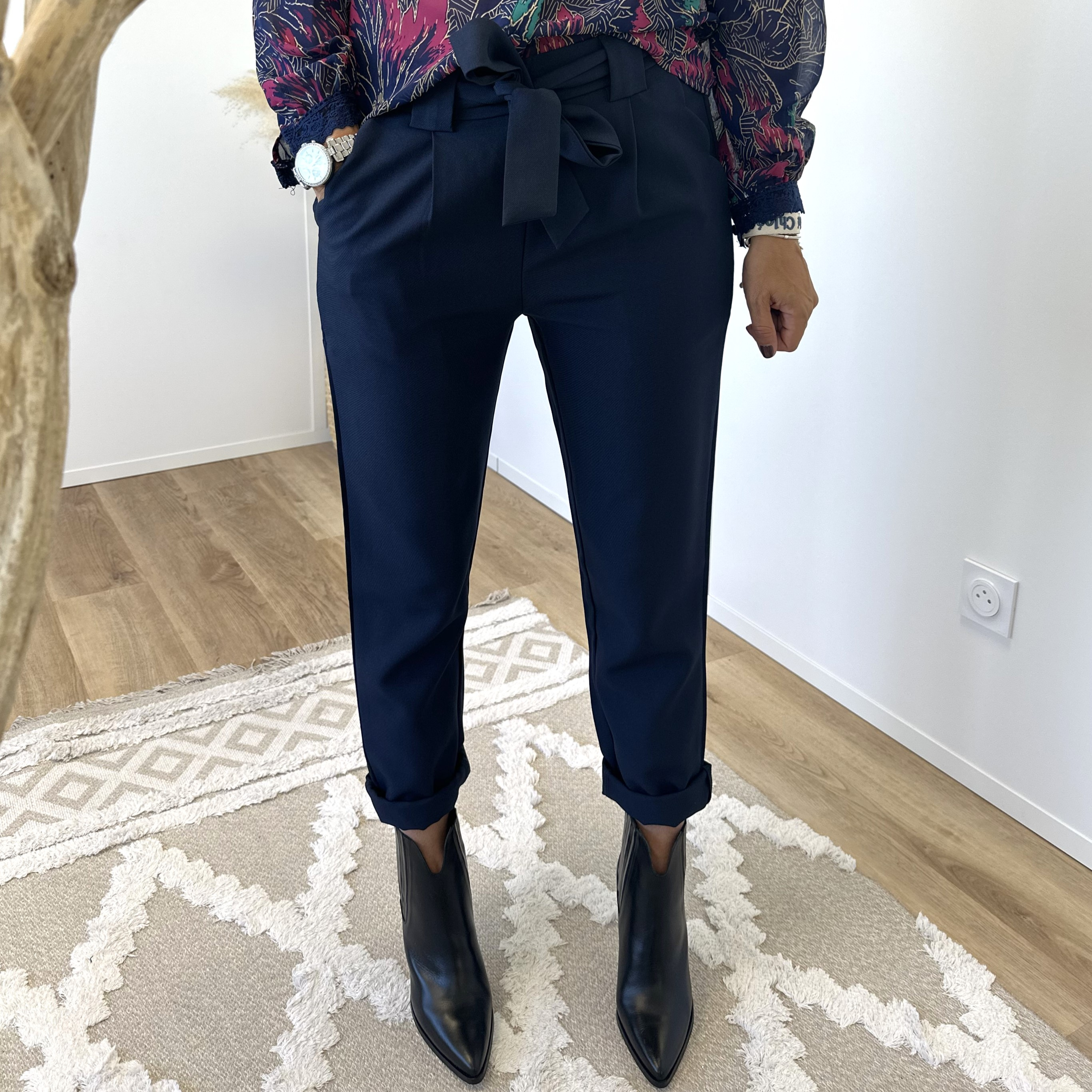 Pantalon Cleo marine (taille petit)