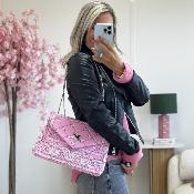 Sac matelassé rose