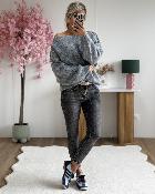 Pull Gaetane gris