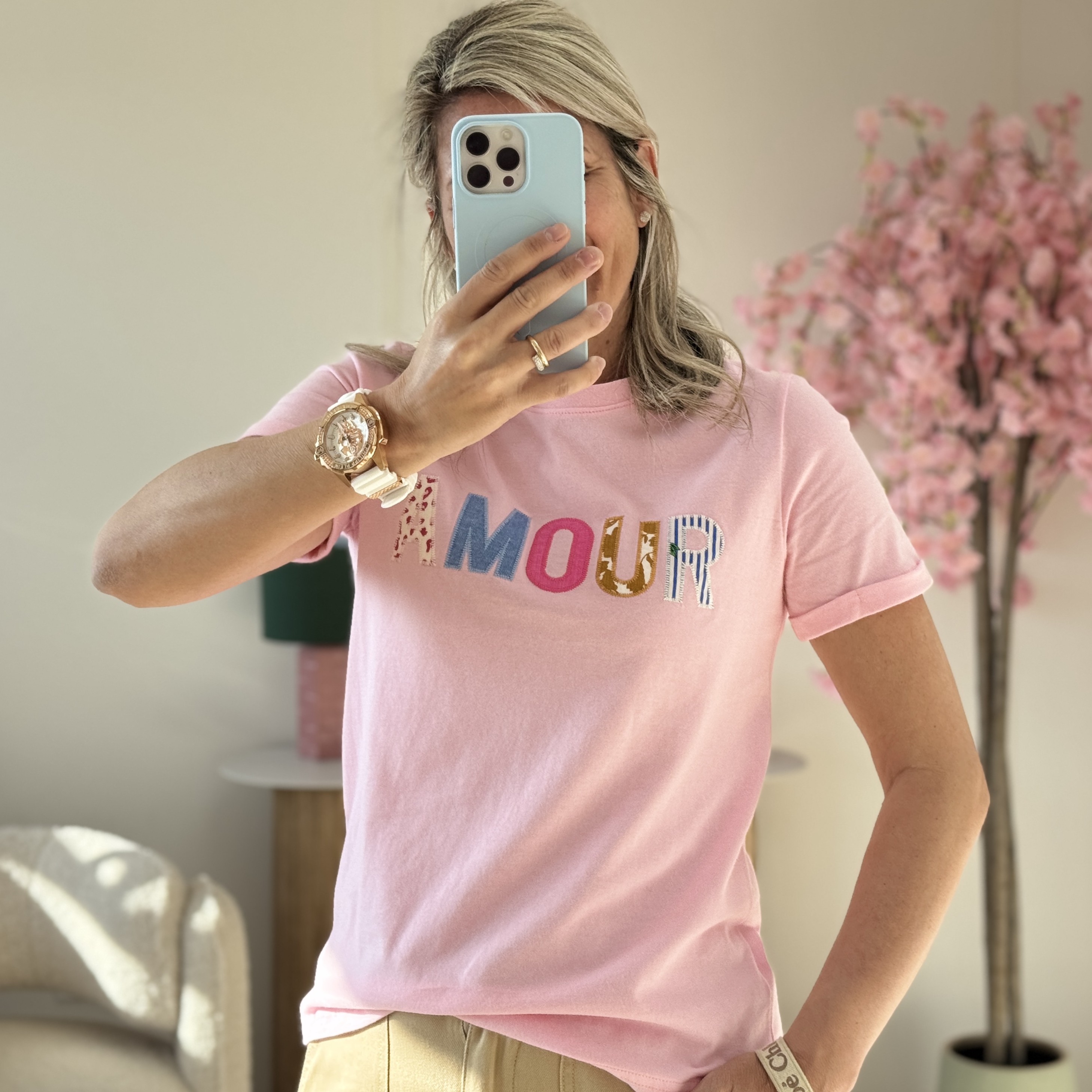 Tee shirt Leonie rose