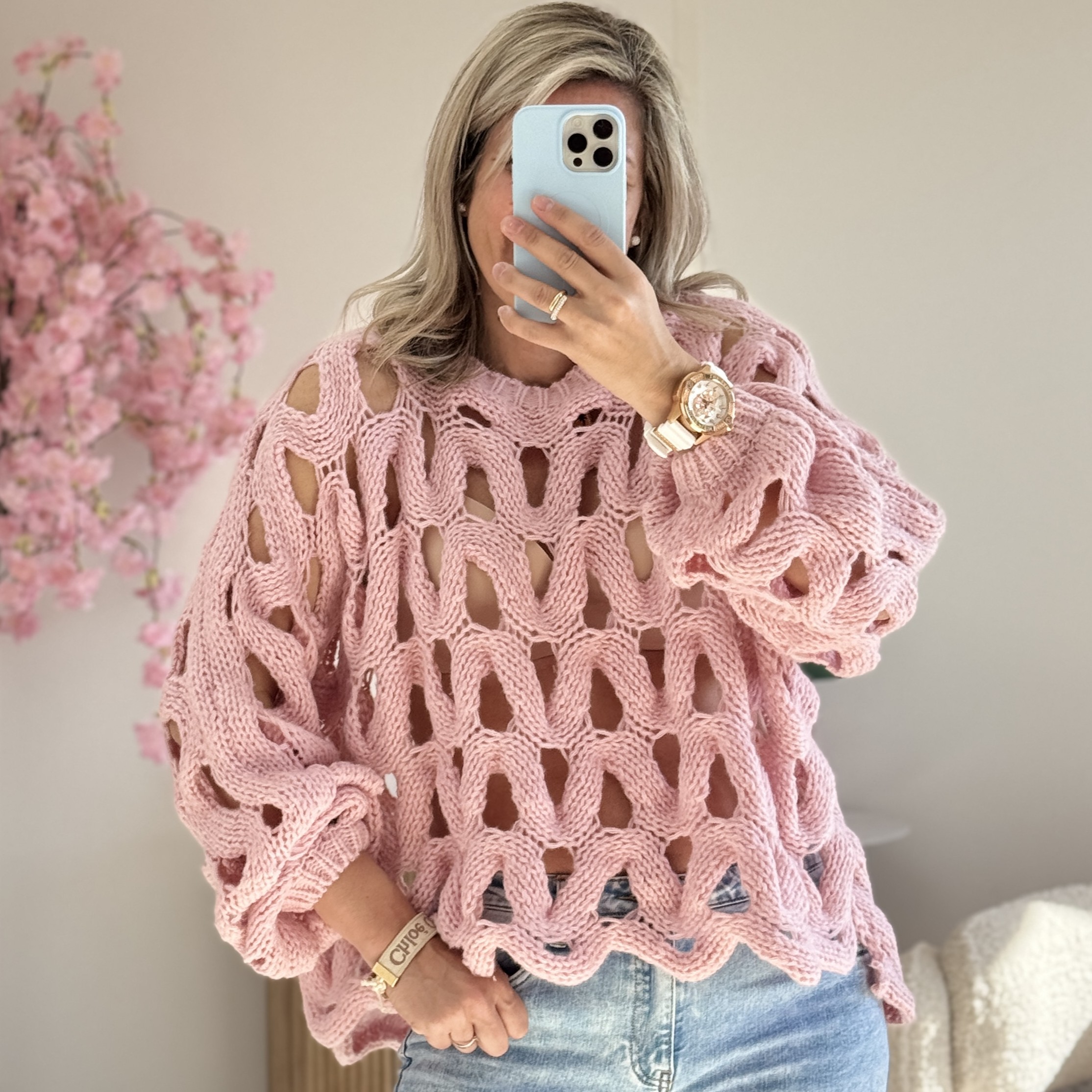 Pull Achille rose