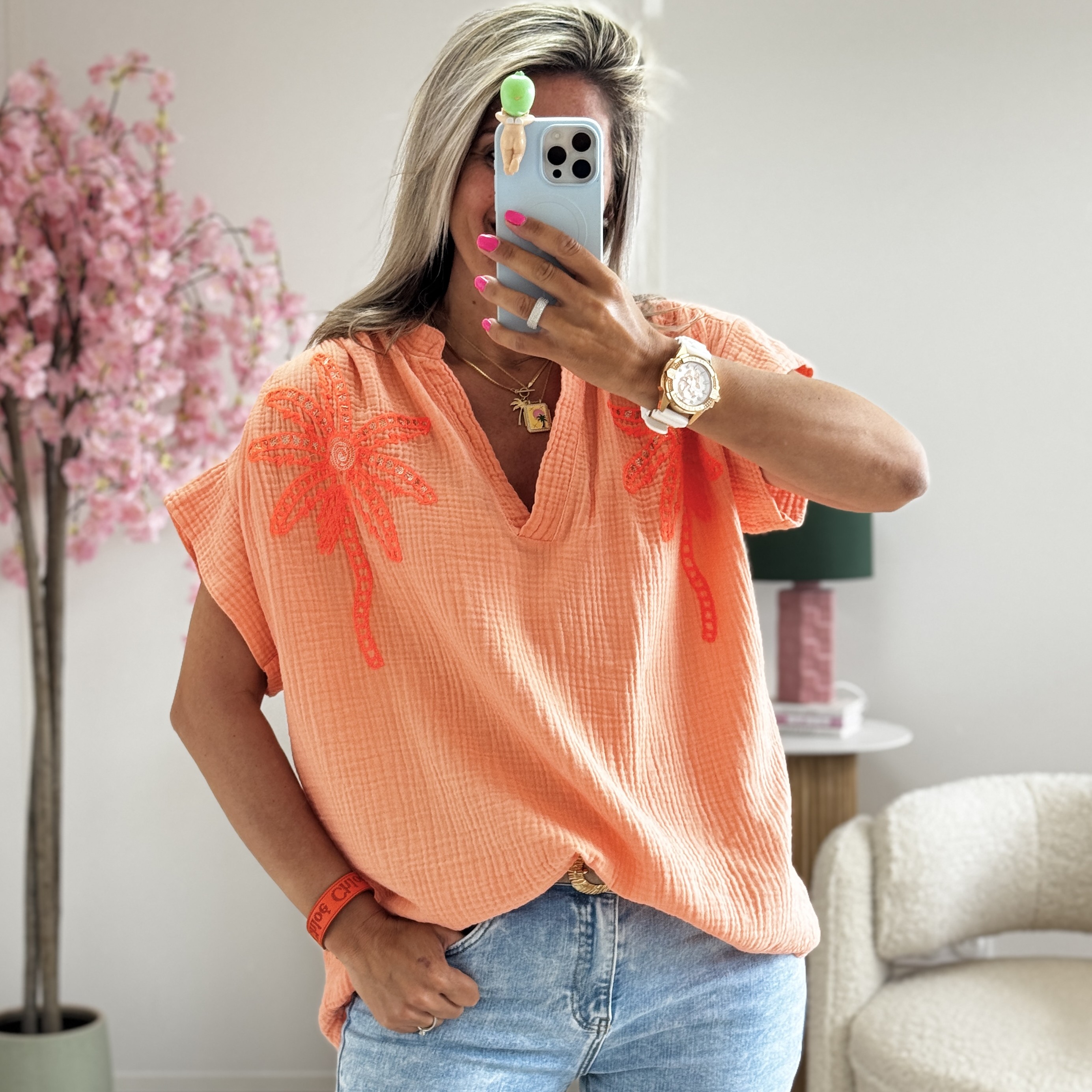 Blouse Soraya orange
