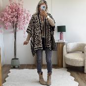 Gilet poncho leo