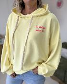Sweat Dolce vita jaune