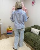 Chemise Romane bleue