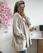 Pull Lison beige