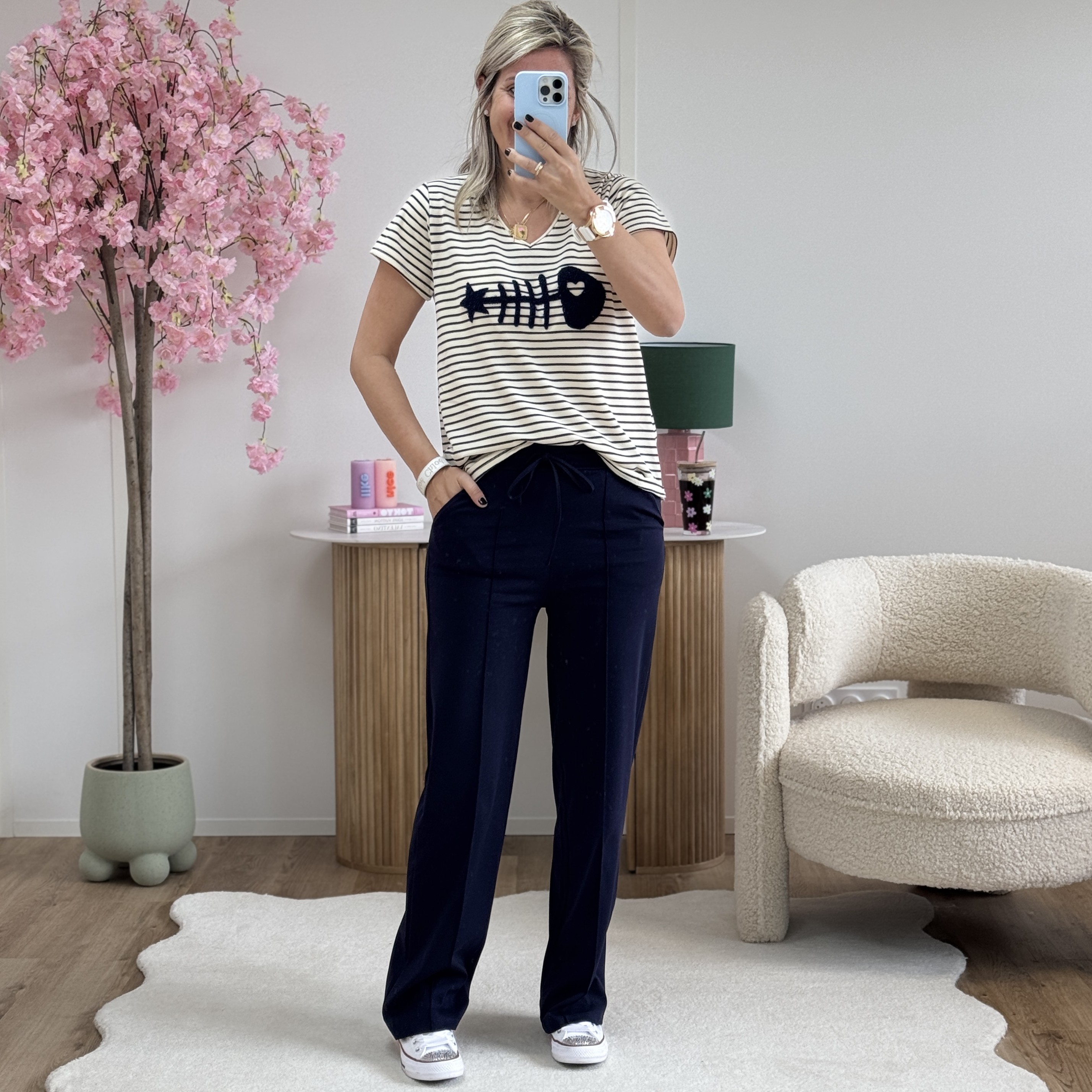Pantalon Noah marine