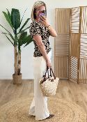 Pantalon Greta blanc