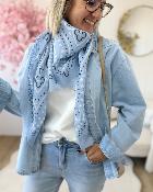 Foulard bandana ciel