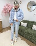 Gilet veste Athenais bleu