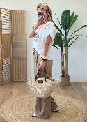 Tee shirt amour soleil camel