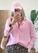 Chemise Sacha rose clair