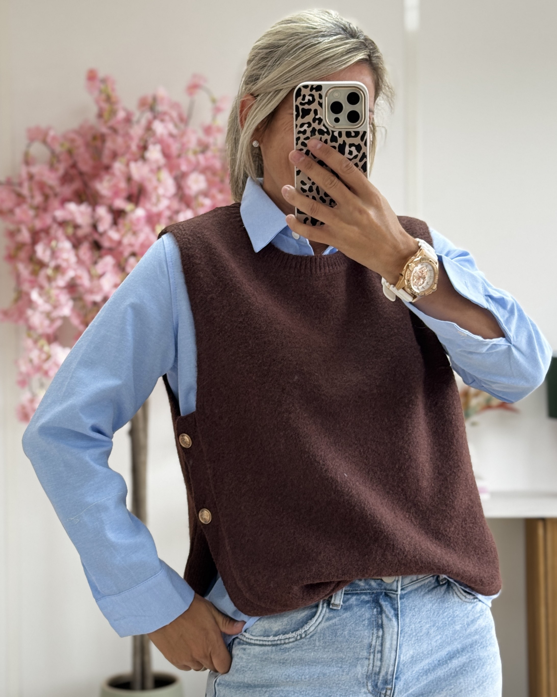 Pull Margaux marron