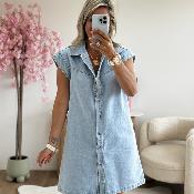 Robe Amber bleu clair
