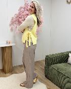 Pantalon Aurelia taupe