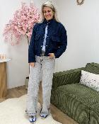 Bombers bouclettes marine