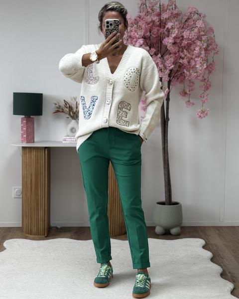 Pantalon Logan vert