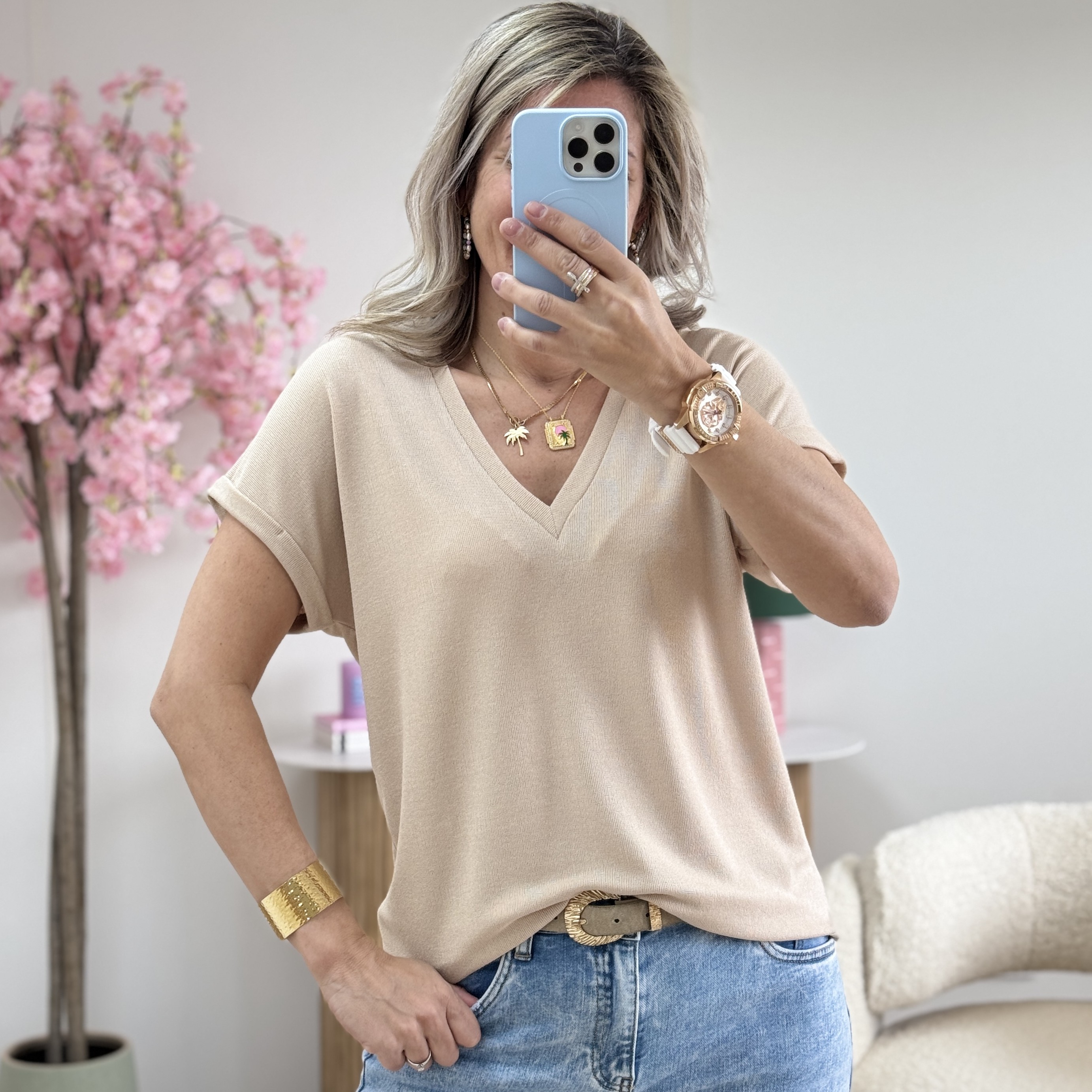 Tee shirt Laura beige