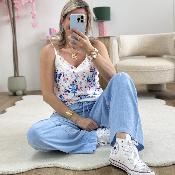 Pantalon Billy bleu (taille grand)