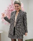 Blazer tweed choco