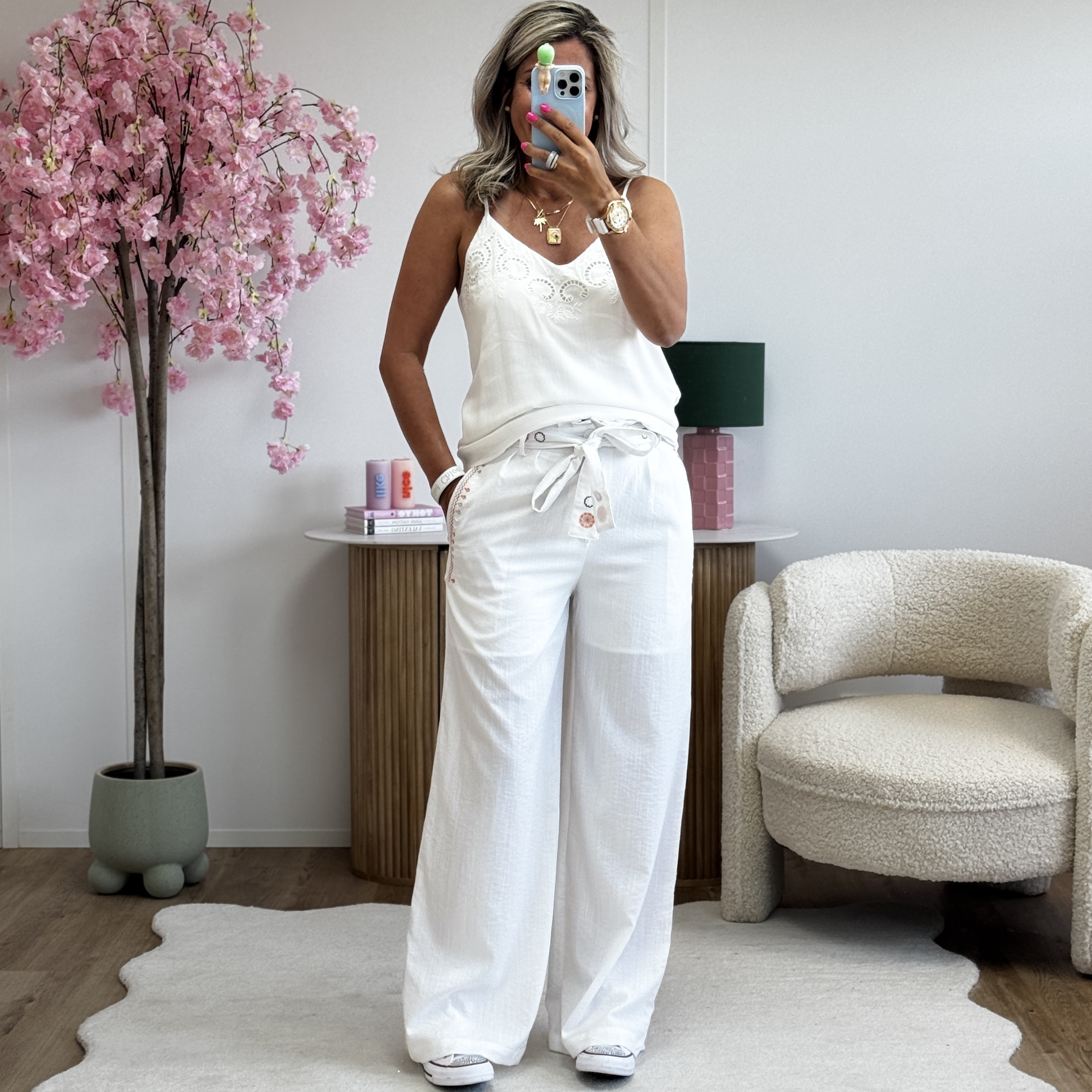 Pantalon Armelle orange