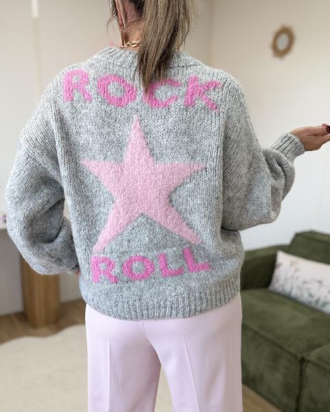 Pull Rock & roll gris